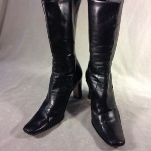 Jil Sander Black Leather Boot